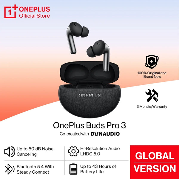 OnePlus Buds Pro 3 - Wireless ANC Earbuds (Global Version)