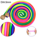 Colorful 5m Rainbow Skipping Rope - Long Children Students Speed Skipping Rope -fit Jump Rope With Anti-Slip Handle