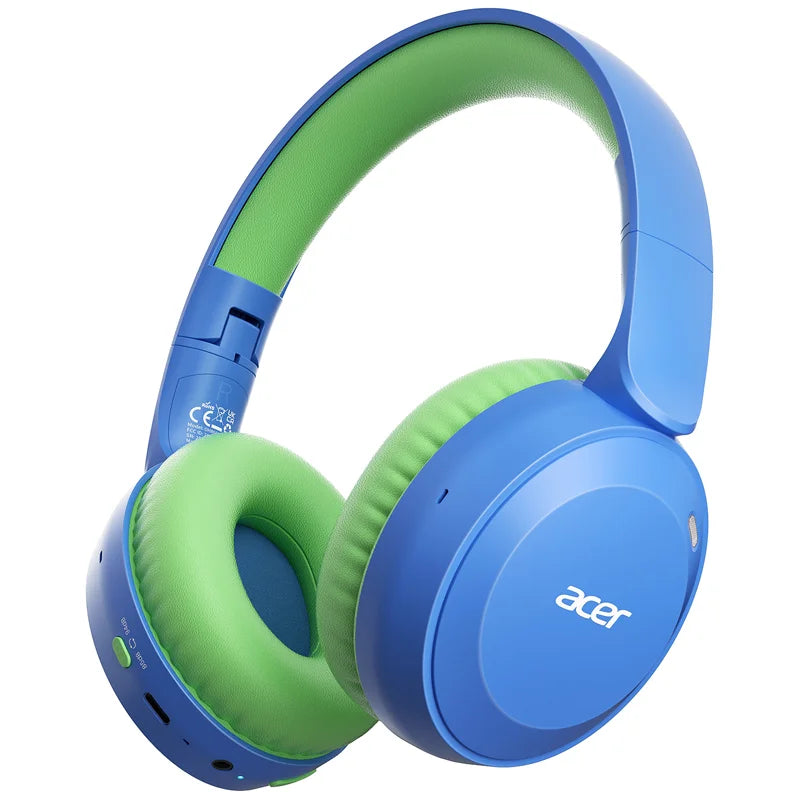 Acer Kids Bluetooth 6.0 Headphones with Built-in Mic 85/94dB Volume Limited Lightweight Over-Ear Wireless Headphones for Kids - Electrosphere South Africa