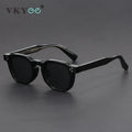 VICKY New Fashion Personalized Simple Geometric Design Polarized Sunglasses UV Protection Customizable Prescription  1045