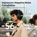 QCY H3S Over Ear Headphone Hi-Res LDAC Spatial Sound Headset H3S -56dB Adaptive ANC Wireless Earphone Bluetooth 6.0 102Hrs