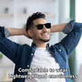 Lenovo 1800MP AI Smart 8K Wireless Glasses Bluetooth Sunglasses Remote Control Touch Photo Recording Voice Assistant Translator