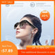 Smart Glasses AI 800W Camera Video Recording For iOS Android