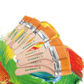 12pcs Nylon Paint Brush Watercolor Paint Brushes Smooth Wooden Handle Drawing Paint Brushes For Acrylic Oil Painting Art Supplie