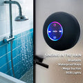 Portable Wireless Bluetooth Speaker LED Light IPX4 Waterproof Loudspeaker Outdoor Bathroom Large Suction Cup Stereo Sound Box image 1