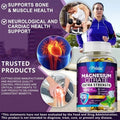 Magnesium Citrate 1000 Mg - Supplement for Stress, Relaxation, Bone, Sleep, Heart Health, Nerve, Muscle & Metabolism