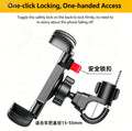 Motorcycle, mountain bike, road bike, stable and adjustable 360 rotatable universal mobile phone standSoporte para Celular image 2