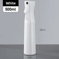 High Pressure Continuous Spray Bottle for Hair Care Makeup Hydration Refillable Fine Mist Sprayer Gardening Watering