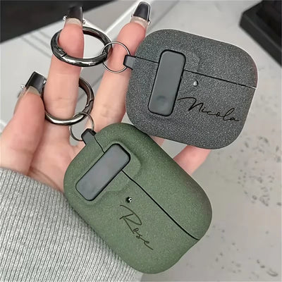 Personalized AirPods Case — Custom Laser-Engraved Name & Keychain