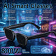 2026 Smart Glasses 800W HD Camera Video Recording Photo HD Audio AI Translation 300mAh Touch Control AI Assistant Smart Glasses