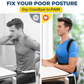 Back Brace & Posture Corrector with Adjustable Full Support