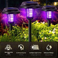 Solar Bug Zapper Light Outdoor 2-in-1 Mosquito Killer & Pathway Light Waterproof Mosquito Trap Light for Garden Patio Decor