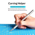 Exacto Knife Style 5 Blades Multi Tool for Crafts Carving Phone Film Cutting Pen Utility Paper Circuit Board Manual Model Knife