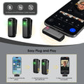 KEBIDUMEI Wireless Lavalier Microphone 2.4G Wireless Microphones Mini Noise Reduction Video Recording Microphone For Vlog Live image 6