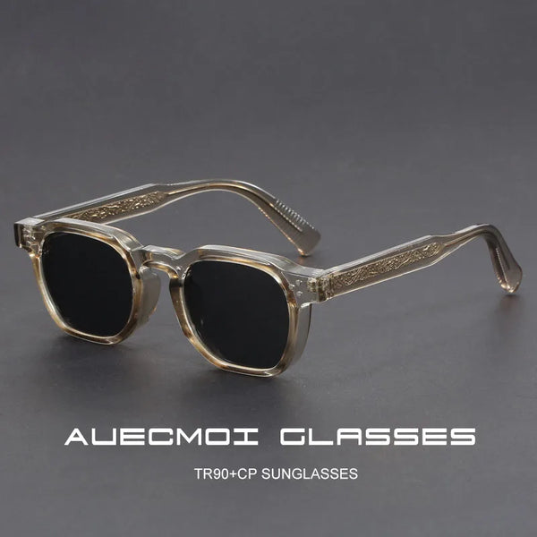 High Quality Vintage TR90 Square Sunglasses Women For Men Sun Glasses Punk Luxury Brand Designer Popular Outdoor Driving Shades