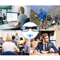 1080P Action Camera Glasses for Cycling & Outdoor Sports