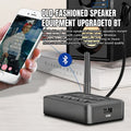KEBIDUMEI Bluetooth 6.0 Audio Receiver 3.5mm AUX RCA With Mic HIFI Stereo Wireless Adapter Support U-Disk For Car Speaker Amp