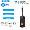 Bluetooth 5.4 Receiver Transmitter 3.5mm Aux 2-in-1 Wireless Audio Adapter for TV Headset Car Radio Flight Mp3 Player Speaker