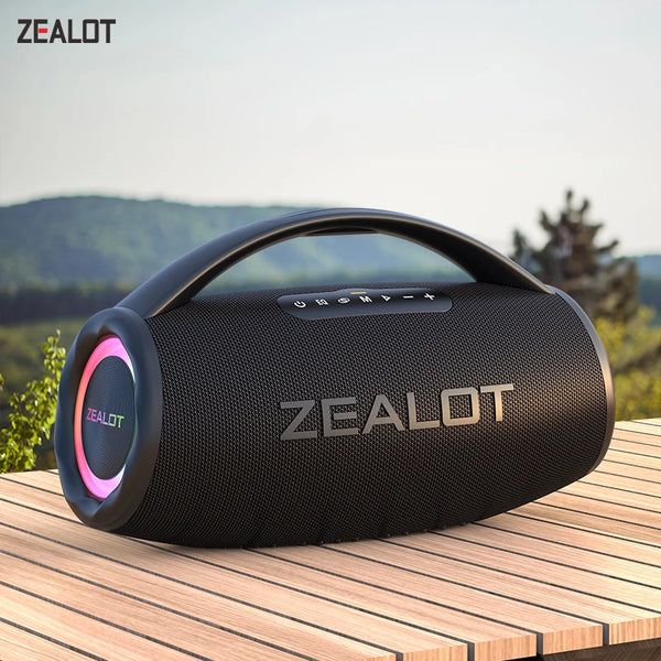 Zealot S97 80W Bluetooth Speaker - Portable RGB Waterproof
