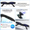 800W Smart Video Glasses — AI Photo Recognition & Bluetooth Calling