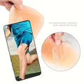 1 Pair of Adult Silicone Knee Pads for Basketball Skating and Skiing Sports Hip protection Snowboard Knee Pad Strong Adhesive