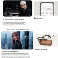 2026 New Smart Glasses 800W Take Pictures Record Al Translation WIFI Transmission AI Recognition GPT 2000MAH Music Smart Glasses image 3