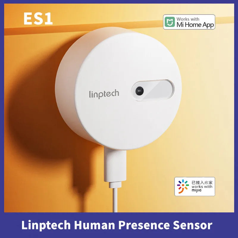 Linptech Human Body Presence ES1 Sensor Bluetooth/WiFi/ZigBee Communication Millimeter Wave Radar Inductive For Mijia/Tuya App - Electrosphere South Africa