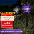 Solar Bug Zapper Light Outdoor 2-in-1 Mosquito Killer & Pathway Light Waterproof Mosquito Trap Light for Garden Patio Decor