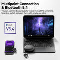 QCY Crossky C30 Open Ear Wireless Earphones Bluetooth 5.4 Spatial Audio Stable Fit OWS Earbuds 4 Mic ENC Multi-Point Connection image 5