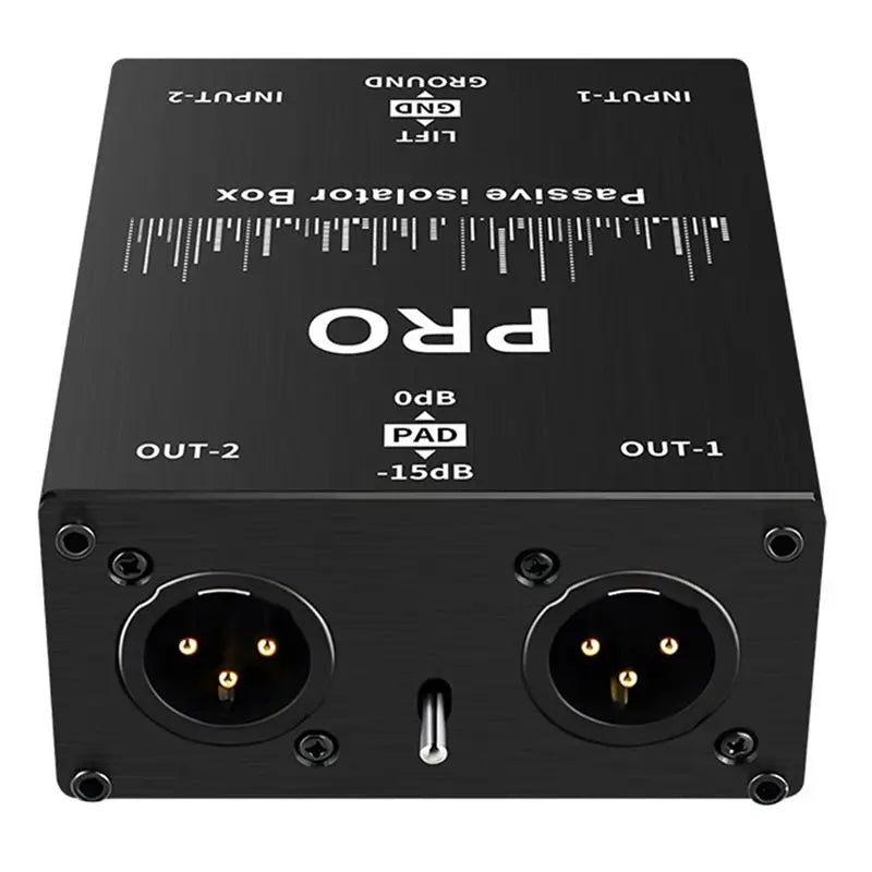 Y23A-Audio Noise Reducer XLR Audio Isolator 6.35 Mixer Noise Cancellation Audio Current Acoustic Filter XLR Audio Isolator - Electrosphere South Africa