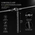 Shiny Minimalist Snake Bone Chain Necklace for Women Men Trendy Silver Color Clavicle Chain Party Wedding Jewelry