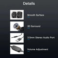 Stereo Speaker For Desktop Computer Laptop PC Notebook Wired Mini Home Musical Music Sound Box Caixa De Som Portable Altavoces