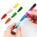 12-Color Building Block Crayons Fun Rainbow Color Stackable Drawing Crayons Graffiti Pen Art Supplies Birthday Gift Boy Girl