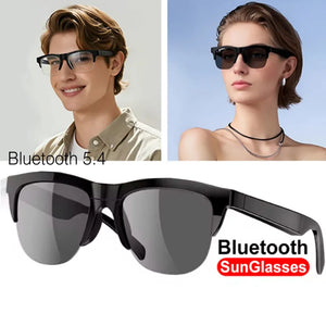 Smart Glasses 2026 Music Sunglasses Wireless Headphones New Camera Control Bluetooth Call Headset HIFI Audio Glasses For Android