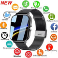 LAXASFIT 2025 New Smart Watch for Men Women Gift Full Touch Screen Sports Fitness Watch Bluetooth Call Digital Smartwatch
