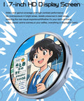 GIF Dynamic Anime DIY Trendy E-Badge Photo Player Digital Display Badge Game Cycling Warning Adaptation Kids Boy Gift image 6