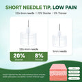33G 4mm Insulin Pen Needles 10/30/100 Painless Sterile Pen Tips for Diabetic Insulin Peptide Injection Pen, Eyelid Tattoo Needle