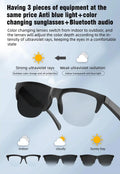 Smart Glasses 2026 Music Sunglasses Wireless Headphones New Camera Control Bluetooth Call Headset HIFI Audio Glasses For Android image 6