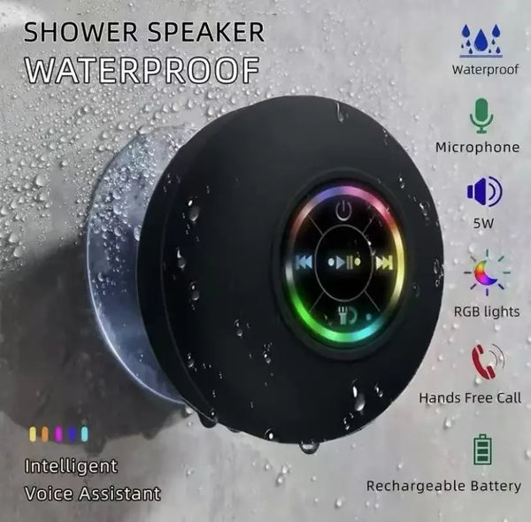 Mini Waterproof Shower Bluetooth Speaker with Suction Cup
