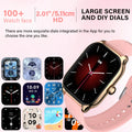 LAXASFIT H9 Smart Watch Men Women Sports Fitness Tracker 2.01 inch HD Screen Bluetooth Talking Smart Watch For Android IOS