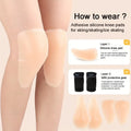 1 Pair of Adult Silicone Knee Pads for Basketball Skating and Skiing Sports Hip protection Snowboard Knee Pad Strong Adhesive