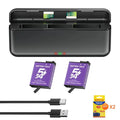 2250mAh For DJI Osmo Action 5 Pro Action 4/3 Camera Battery with 3-Channel Fast Charger For DJI Osmo 360 Action 6 Accessories