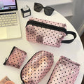 Makeup Bag Outdoor Personalized Transparent Nylon Mesh Cosmetic Bags Pouch Travel Organizer Zipper Beach Makeup Women's Purse