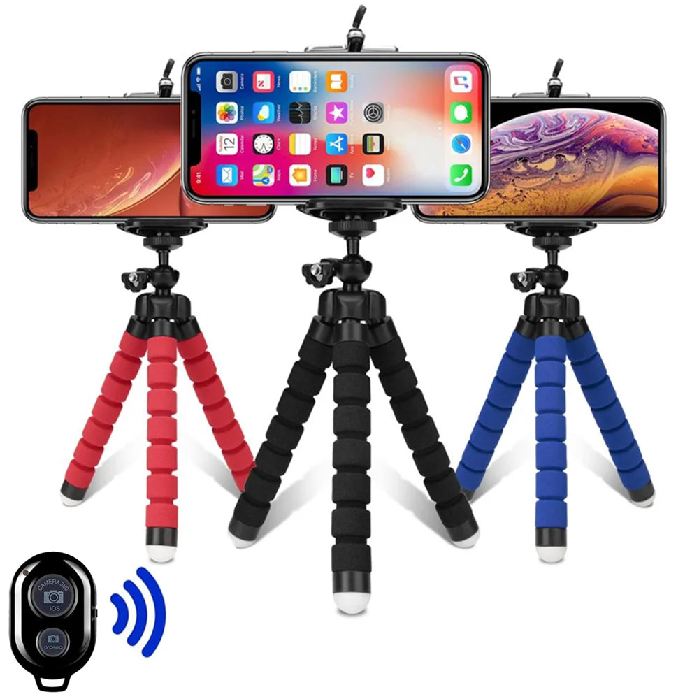 Tripods Tripod For Phone Mobile Camera Holder Clip Smartphone Monopod Tripe Stand Octopus Mini Tripod Stativ For Phone - Electrosphere South Africa