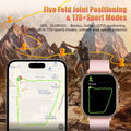 2025 New 2.01'' AMOLED HD Screen Music Smart watch Women Fashion Built-in 6 Stars GPS Position Waterproof Tracker Call Bracelets