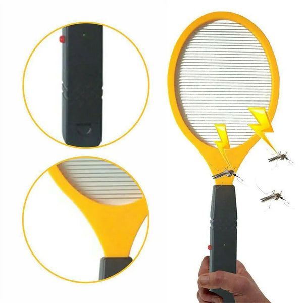 Electric Handheld Bug Zapper Insect Fly Swatter Racket Portable Mosquitos Killer Pest Control For Bedroom Outdoor Bug Zappers