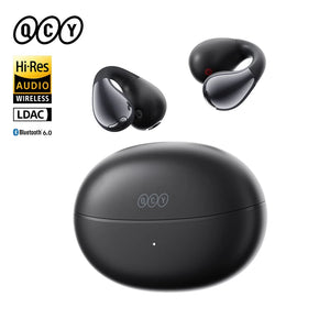 QCY Crossky C30S Ear Clip Wireless Bluetooth 6.0 Earphones Hi-Res LDAC Open Ear Earbuds Clip-On Sports Headphones 40H
