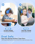Acer Kids Bluetooth 6.0 Headphones with Built-in Mic 85/94dB Volume Limited Lightweight Over-Ear Wireless Headphones for Kids image 2