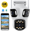 Three Lens 6K HD Outdoor WiFi Security Camera image 5