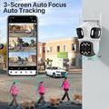 Three Lens 6K HD Outdoor WiFi Security Camera image 2